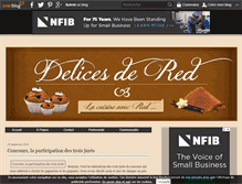 Tablet Screenshot of delices-de-red.fr